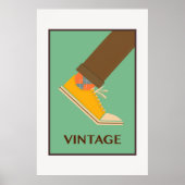 Poster Chaussure vintage (Devant)