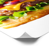 Poster ChaussureHabille hamburger empilé thic (Coin)