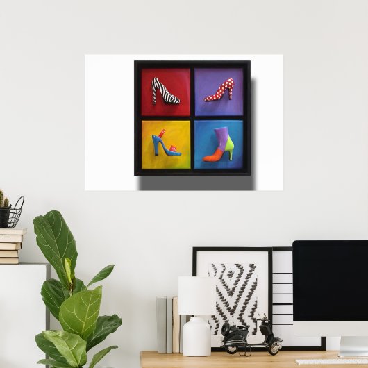 POSTER CHAUSSURES (Bureau à domicile)