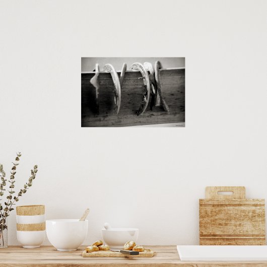 Poster Chaussures à cheval (Cuisine)