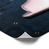 Poster Chaussures à talon rose (Coin)