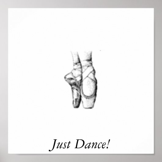 Poster chaussures de ballet2, Just Dance! (Devant)