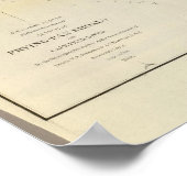 Poster Chaussures de fryingPan, rivière Cape Fear (Coin)