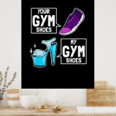 Poster Chaussures de gym Ballet Dancer (Cuisine)