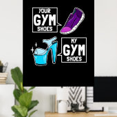 Poster Chaussures de gym Ballet Dancer (Bureau à domicile)