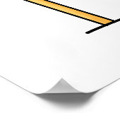 Poster Chaussures de printemps amusant jeu de saison (Coin)