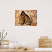Poster Chaussures de Van Gogh Peinture Art (Cuisine)