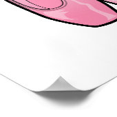 Poster Chaussures en Ballet rose unies à une caverne (Coin)
