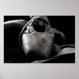 Poster Chaussures grunges de BW Pointe (ballet)