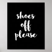 Poster Chaussures Hors Impression, S'Il Vous Plaît Enleve (Devant)