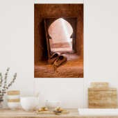 Poster Chaussures Marocaines À La Fenêtre (Cuisine)