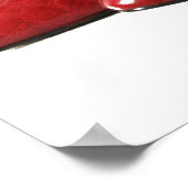 Poster Chaussures Red High Heel et vin rouge (Coin)