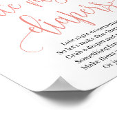 Poster Chaussures rustiques tard la nuit signe jeu floral (Coin)