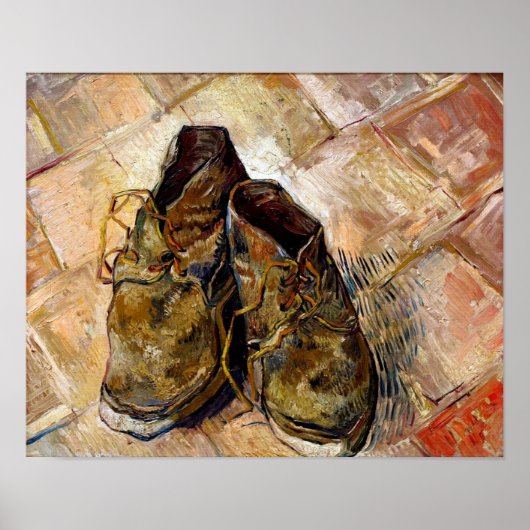 Poster Chaussures Van Gogh 1888 (Devant)