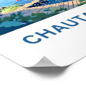 Poster Chautauqua Lake New York (Coin)