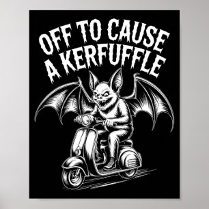 Poster Chauve-souris de chaos magique s'envole pour cause