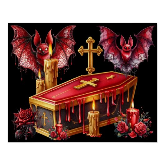 Poster Chauves-souris vampires (Devant)