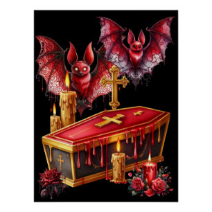 Poster Chauves-souris vampires