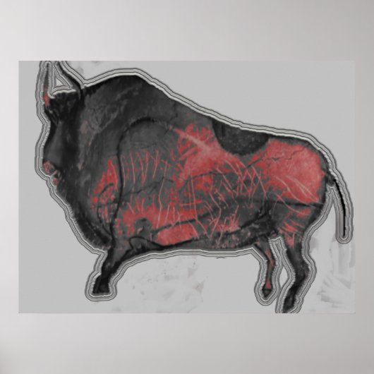 Poster Chauvet Bison (Devant)