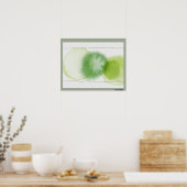 Poster Chaux fraîches Margaritas (Cuisine)