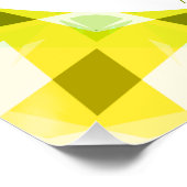 Poster Chaux Jaune Vert Twinkle Petit Étoile Pouponnière (Coin)