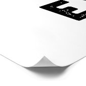 Poster Che manqué-Essayer Funny Science Chimie Pun (Coin)