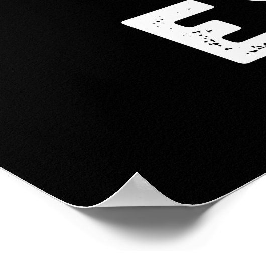 Poster Che manqué-Essayer Funny Science Chimie Pun Dark B (Coin)