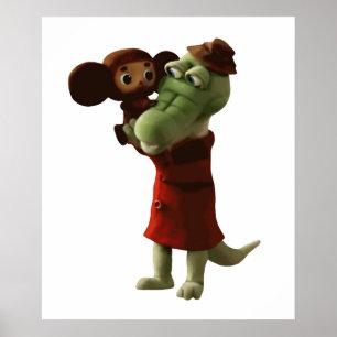 Poster Cheburashka Gena