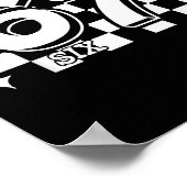 Poster Checkered Six Seven 6 7 Meme Gen Alpha Slang (Coin)