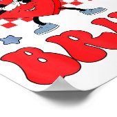 Poster Checkered Six Seven Bruh Hearts 67 Valentines Day  (Coin)