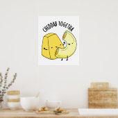 Poster Cheddar Ensemble Blague de Nourriture Drôle (Cuisine)