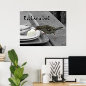 Poster Cheek Sparrow (Bureau à domicile)
