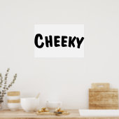 Poster Cheeky (Cuisine)