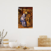 Poster Cheep Shearers (après Millet) par Vincent van Gogh (Cuisine)