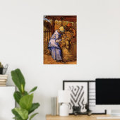 Poster Cheep Shearers (après Millet) par Vincent van Gogh (Bureau à domicile)