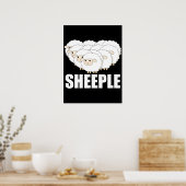 Poster Cheeple Question Rien Ne Reste Terrifié - Sheep (Cuisine)