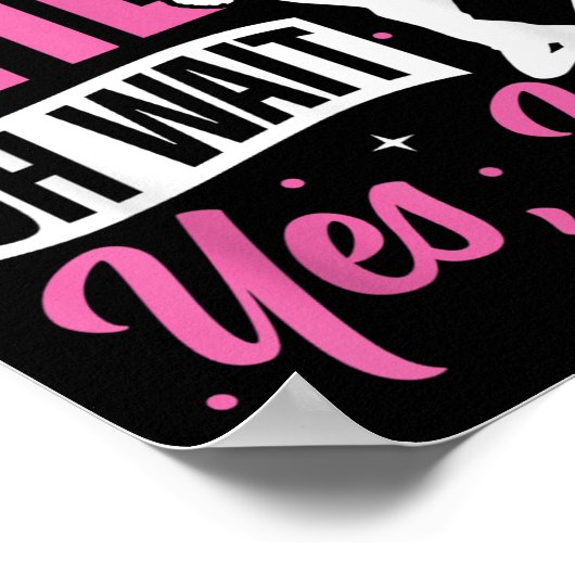 Poster Cheer Cheerleading I Don’t Always Cheer Oh Wait Ye (Coin)