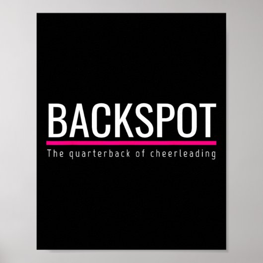 Poster Cheer Ckspot Le Quartier de Cheerleading (Devant)
