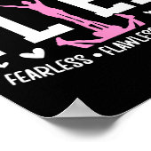Poster Cheer Flyer Sans Peur Parfaite Féroce Cheerleading (Coin)