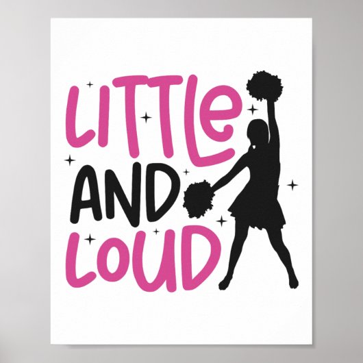 Poster Cheer Menant petite et fort (Devant)