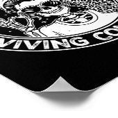 Poster Cheer Mom Surviving Comp Weekend Funny Cheerleadin (Coin)