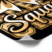 Poster Cheer Squad Gold Funny Srt Cheerleader Cheerleadin (Coin)