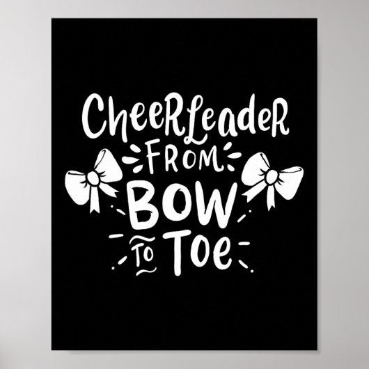 Poster Cheerleader Cheerleading (Devant)