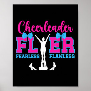 Poster Cheerleader Flyer Sans Peur Parfaite Cheer Flyer