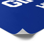 Poster Cheerleader professionnel personnalisé au lycée ou (Coin)