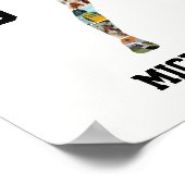 Poster Cheerleader Silhouette Cheer Team Photo Collage (Coin)