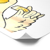 Poster Cheers Happy New Year 2026 Goose With Champagne Di (Coin)