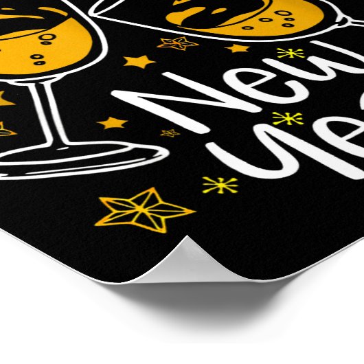 Poster Cheers To A New Year Eve Party Countdown Happy New (Coin)