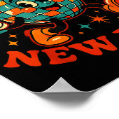 Poster Cheers To The New Year 2026 Retro Party Gift  (Coin)