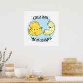 Poster Cheese Puns Mac Me So Happy Funny Mac n Cheese Pu (Cuisine)